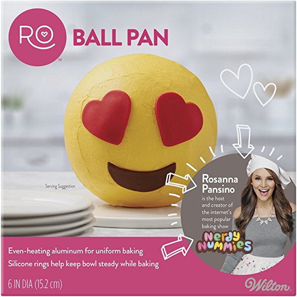 Rosanna Pansino Ball Pan, 6 Inch Diameter by Wilton