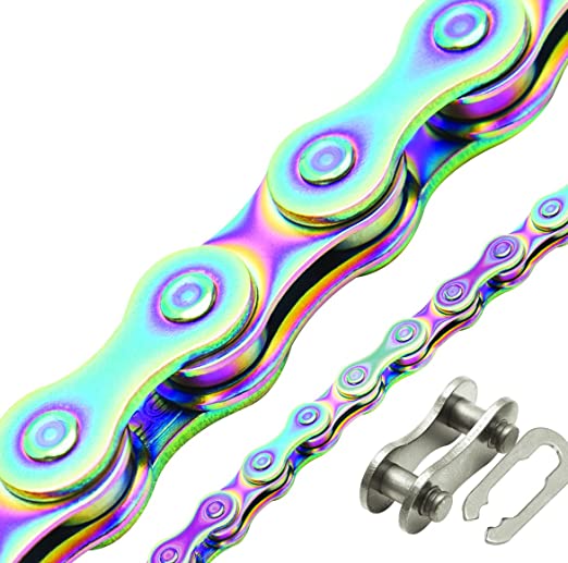 KMC KMCA0 Z610HX-112L  OL, Neo Chrome Z610HX 1-Speed Chain, Neo Chrome