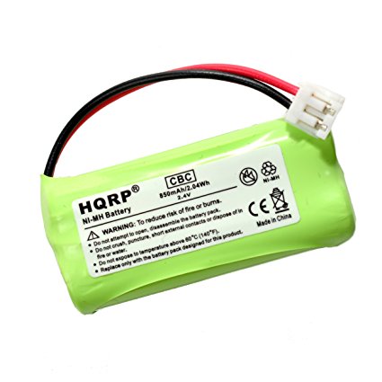 HQRP Cordless Telephone Battery for AT&T / Lucent BT18433, BT28433, General Electric GE 5-2734, Gold Peak GP70AAAH2BMJZR Replacement