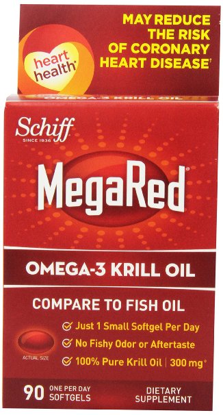 MegaRed Omega-3 Krill Oil 300 mg 90 Count