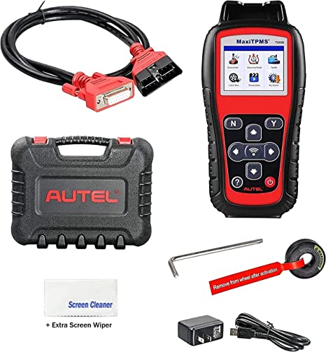 Autel MaxiTPMS TS508 Plus Extra Screen Wiper TPMS Relearn and Reset Tool MX Sensor Programming DTCs Check and Remove Quick and Advance Mode Tire Sensor ID Read and Clone Better TS408 (TS508)