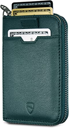 Vaultskin Notting Hill zip wallet with RFID protection