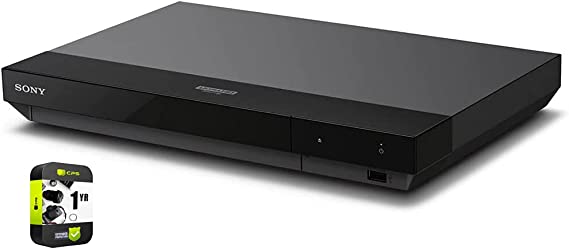 Sony UBP-X700/M HDR 4K UHD Network Blu-ray Disc Player with Hi-Res Audio Bundle Includes 1 YR CPS Enhanced Protection Pack