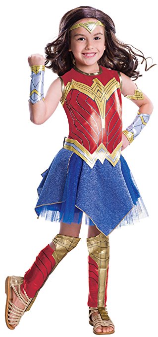 Wonder Woman Movie Child's Deluxe Costume, Medium