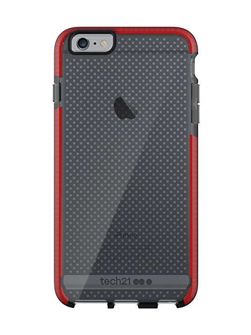 Tech21 Evo Mesh for iPhone 6 Plus/6S Plus - Smokey/Red