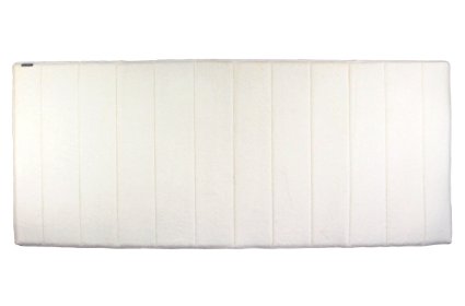 MICRODRY Memory Foam Luxury Bath Mat (58" x 24", Ivory)