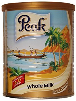 Peak Instant Full-Cream Dry Whole Milk Powder, 400-Grams (Pack of 2) by Peak [Foods]