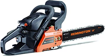 Remington 41AY4214983 RM4214CS 42cc Full Crank 2-Cycle Gas Powered Chainsaw 14-Inch Bar, Automatic Oiler, and Low Kickback Chain, 42cc-14-Inch, Orange