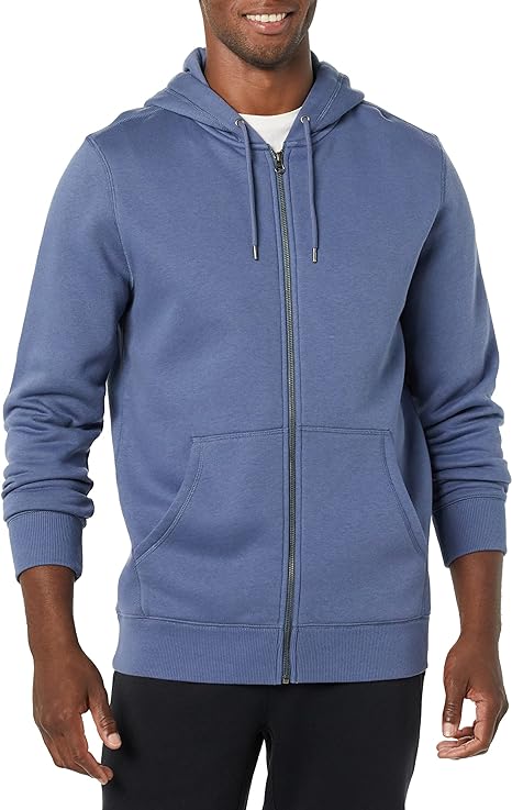 Goodthreads Men's Full-Zip Washed Fleece Hoodie