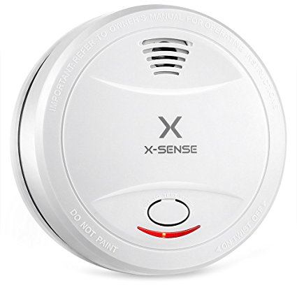 X-Sense SD10C 10-Year Battery Smoke Alarm Fire Detector with Optical Photoelectric Sensor