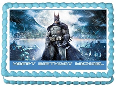 Batman Edible Frosting Sheet Cake Topper - 1/4 Sheet