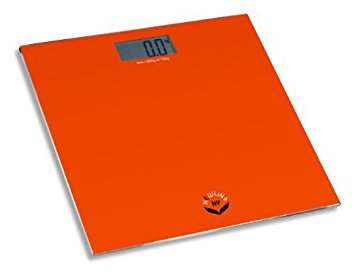 NewlineNY Auto Step On Digital Bathroom Scale, Red-Orange SBB0818-RO