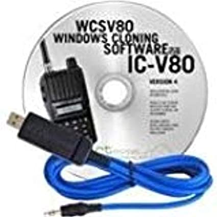WCSV80-USB USB Cable & RT Systems Software IC-V80