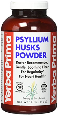 Yerba Prima Psyllium Husks Powder -- 12 oz