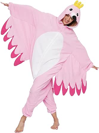 vavalad Adult Bird Animal One-piece Pajamas Cosplay Animal Homewear Sleepwear Jumpsuit Costume for Women and Men