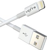 Lightning To USB Cable Luxtr Apple Certified iPhone Charger Cable Long iPad Cable Lifetime Warranty 65ft iPhone 5 iPhone 6 Plus iPhone 6s iPod Charging Cord Durable MFI Cable Best Value