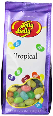 Jelly Belly Candy Gift Bag, Tropical, 7.5 oz