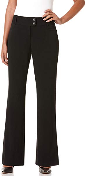 Rafaella Women's Petite Curvy-Fit Gabardine Trouser