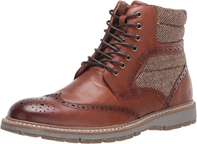 STACY ADAMS Men's Granger Wingtip Lace-up Boot Fashion