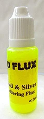 AuFlux 15ml Gold and Silver Soldering Flux Bottle Au Premium Flux