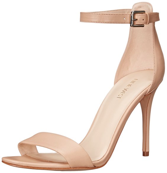 Nine West Women's Mana Leather Heeled Sandal