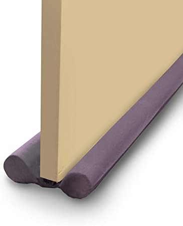 SwiftJet Door Draft Stopper, Heavy Duty Door Sweep, Sound Proof Reduce Noise Keeping Warm in and Cold Out, Thicker Door Draft, Energy Saving Under Door Draft Stopper, Door Weatherstripping