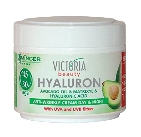 Hyaluron Avocado Oil & Matrixyl Anti-Wrinkle Cream for Day & Night With UV Filters (Ages 30 )- 50ml