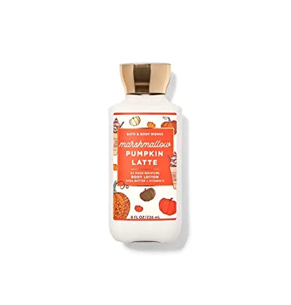 Bath and Body Works Marshmallow Pumpkin Latte Lotion 8 Ounce Shea and Vitamin E (Marshmallow Pumpkin Latte)