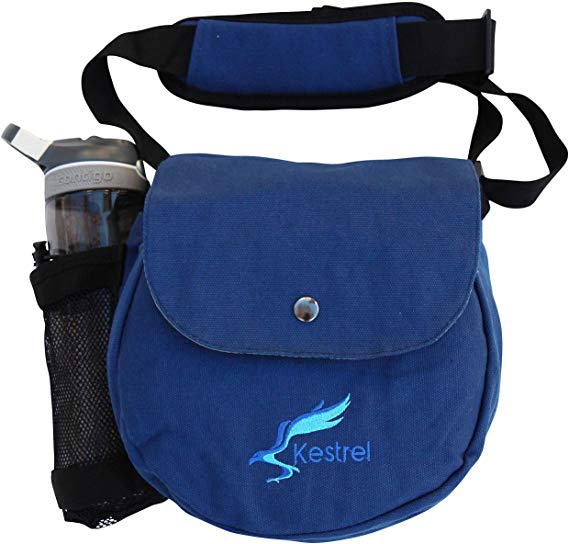 Kestrel Disc Golf Bag | Fits 6-10 Discs   Bottle | for Beginner and Advanced Disc Golf Players | Extremely Durable Canvas | Disc Golf Bag Set | Small Disk Golf Bag