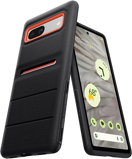 Caseology Athlex for Google Pixel 7a case 5G [Integrated Grip] with Military Grade Drop Tested (2023) - Active Orange