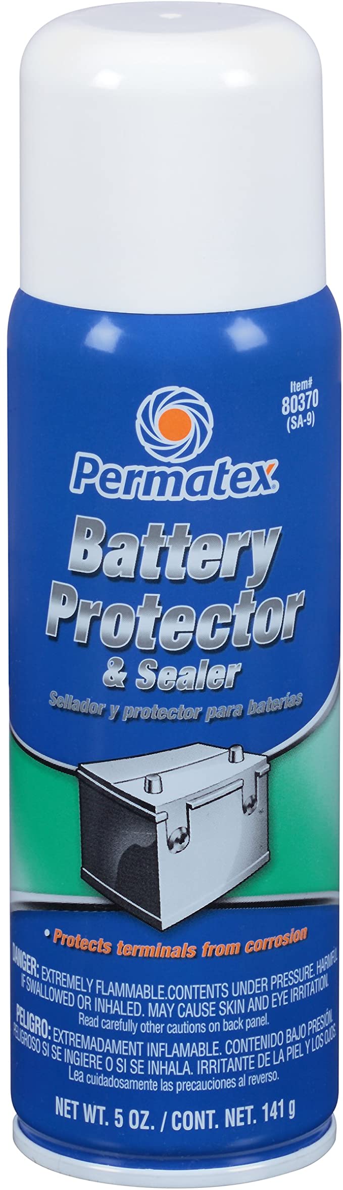 Permatex 80370 Battery Protector and Sealer, 5 oz. net Aerosol Can