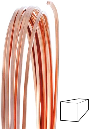 16 Gauge Square Dead Soft Copper Wire - 5FT