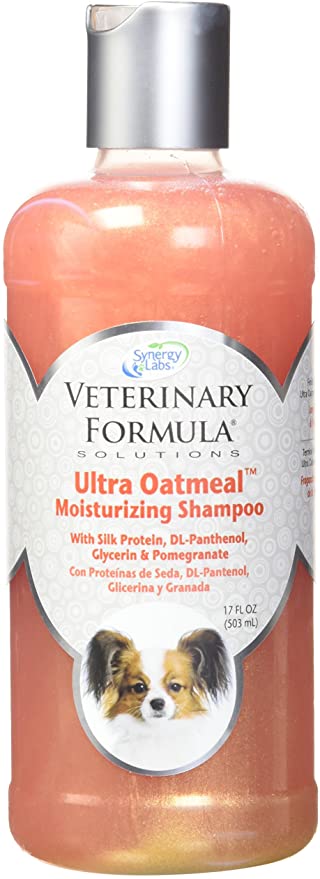 Veterinary Formula Solutions Ultra Oatmeal Moisturizing Shampoo for Dogs, 17 oz. – Moisture-Rich Nourishing Shampoo – Leaves Coat Clean, Soft, Silky, Shiny