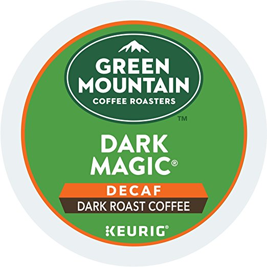 Green Mountain Coffee Roasters Dark Magic Decaf Keurig Single-Serve K-Cup Pods, 72 Count (6 Boxes of 12 Pods)