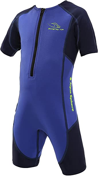 Aqua Sphere Stingray Children's UV Protection Shorty Wetsuit - Core Warmer