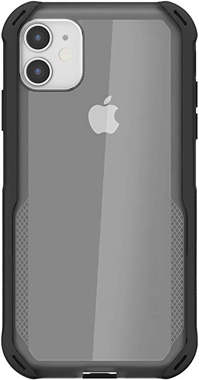 Ghostek Cloak Designed for iPhone 11 Case Thin Clear Slim Military Grade Phone Cases Slim Fit Shockproof Protective Bumper Cover with Anti-Slip Grip for 2019 Apple iPhone 11 (6.1" Screen) - (Black)