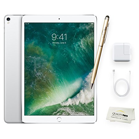 Apple iPad Pro 10.5 Inch Wi-Fi 64GB Silver   Quality Photo Accessories (Latest Apple Tablet) 2017 Model..