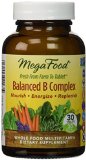 MegaFood - Balanced B Complex Promotes Energy and Health of the Nervous System 30 Tablets Premium Packaging