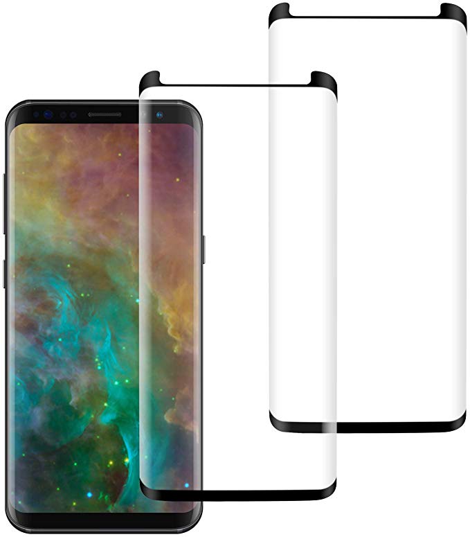 Galaxy Note 9 Screen Protector,[ Case Friendly ][ Full Coverage ][ High Definition ][ Easy to Install ][ Anti-Bubble ][ Anti-Scratch ][ 9H ] for Galaxy Note 9 Tempered Glass