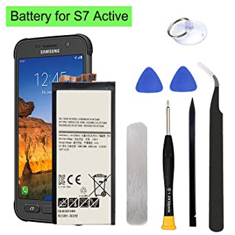 HDCKU S7 Active Battery Replacement Kit for Samsung Galaxy S7 Active G891 EB-BG891ABA 1 Year Warranty