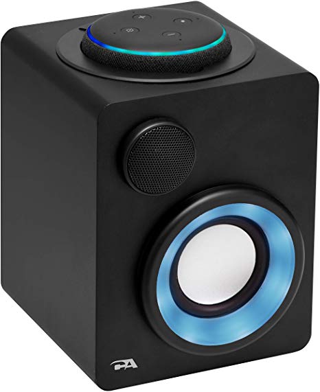 Cyber Acoustics Portable Alexa Docking Speaker for Amazon Echo Dot 3rd Gen. with Built-in Rechargeable Battery