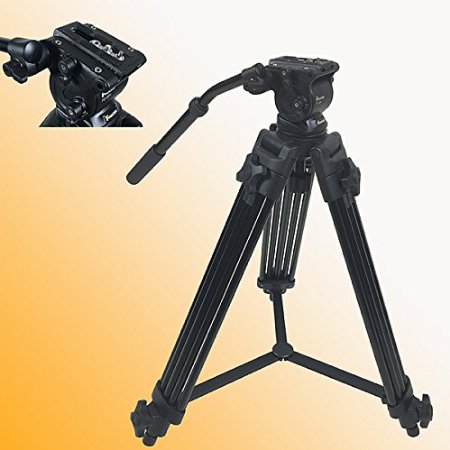 Fancierstudio Professional Heavy Duty Video Camcorder Tripod Fluid Drag Head Kits FC270A