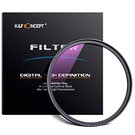 K&F Concept 49mm MC UV Protection Filter Slim Frame with Multi-Resistant Coating for Camera Lens