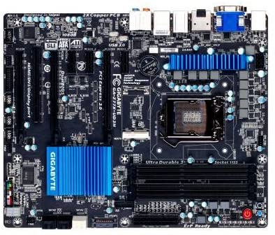 Gigabyte GA-Z77X-UD3H - LGA1155 Intel Z77 Chipset ATX Motherboard DDR3 PCIE3.0 USB3.0 SATA 6Gb/s D-Sub/HDMI/DVI/DisplayPort Gigabit LAN 7.1CH HD Audio