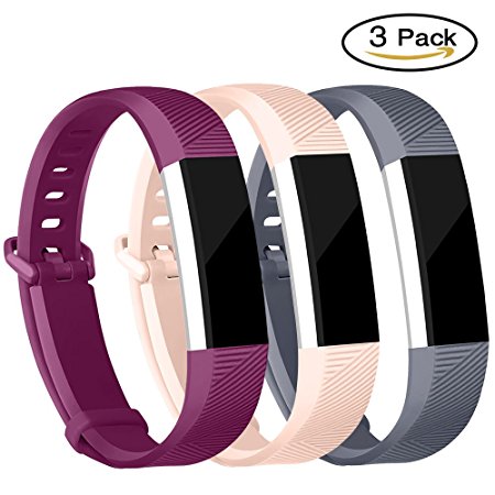 iGK For Fitbit Alta Bands and Fitbit Alta HR Bands, Newest Adjustable Sport Strap Replacement Bands for Fitbit Alta and Fitbit Alta HR Smartwatch Fitness Wristbands