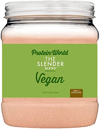 Protein World The Vegan Chocolate Slender Blend Diet Meal Replacement Shake, 600 g