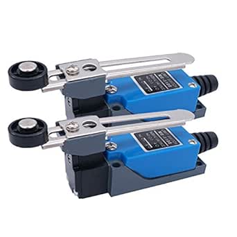 TWTADE 2Pcs ME-8108 Adjustable Roller Lever Arm Limit Switch NC-NO CNC Mill Router