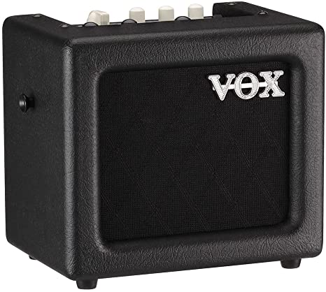 VOX MINI3 G2 Battery Powered Modeling Amp, 3W, Black (MINI3G2BK)