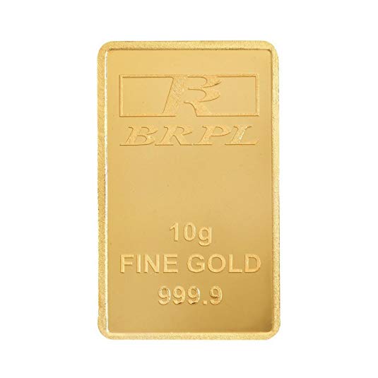 Bangalore Refinery 10 gm, 24k (999.9) Yellow Gold Bar