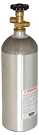 5 lb. Aluminum CO2 Cylinder with CGA 320 Valve
